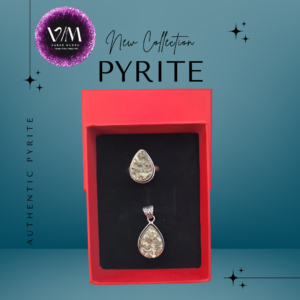 varadmudra.com pyrite ring & pendent