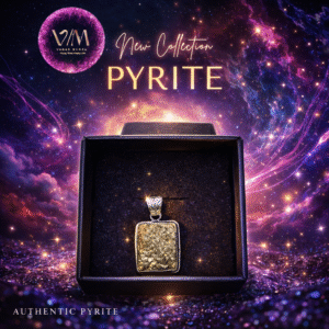 Pyrite Square Pendant