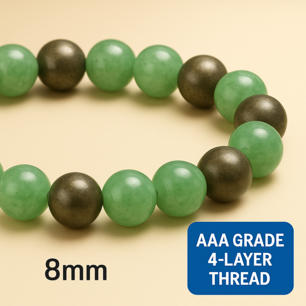 Pyrite & Green Aventurine - Image 3