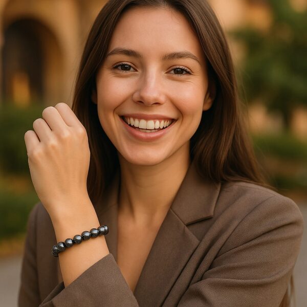 Varad mudra hematite bracelet