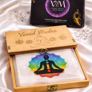 Selenite Charging Plate with Case for cleansing and charging crystals – Varad Mudra