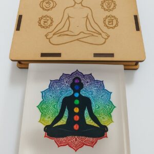 VaradMudra Selenite Plate – Natural 3x3 Inch Crystal Charging and Cleansing Slab