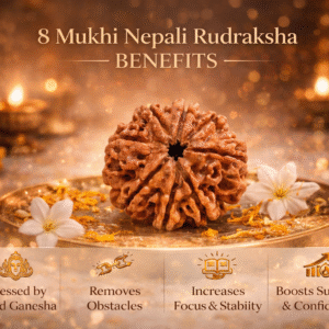 8 Mukhi Rudraksha – Nepali Eight Mukhi Rudraksha for Success & Obstacle Removal