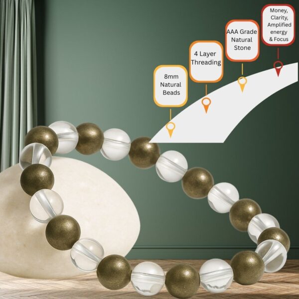 Pyrite & Clear Quartz - Image 4