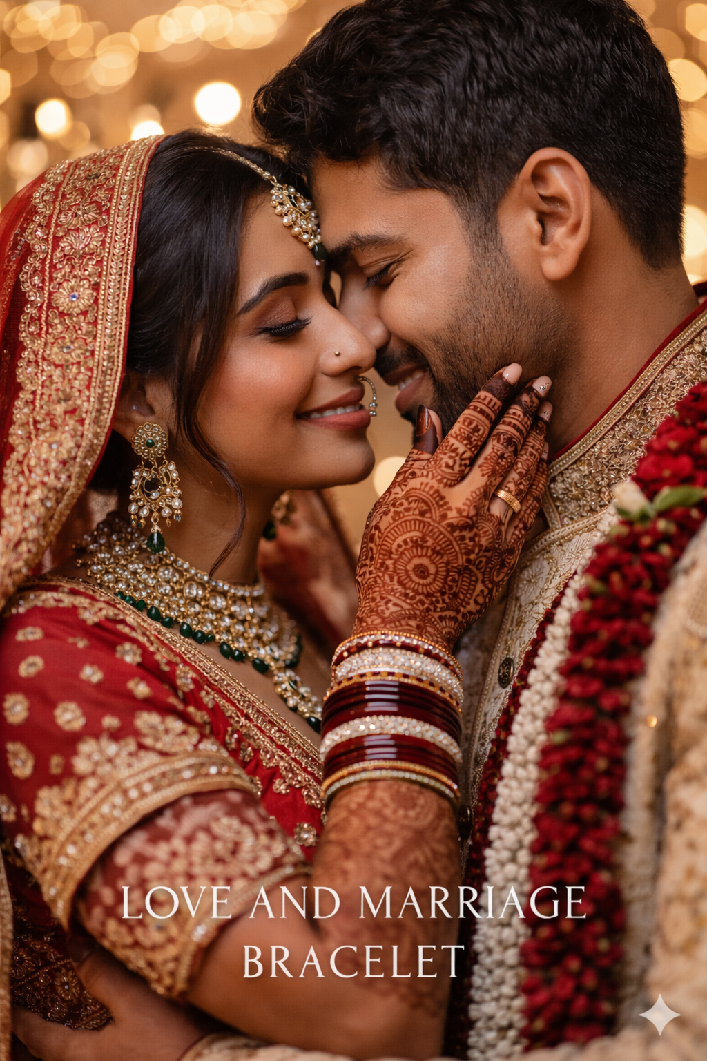 Love & Marriage Bracelet 5 Crystal Bracelet Rose Quartz Amethyst Tiger Eye Howlite Black Obsidian Varad Mudra