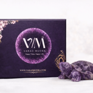 Amethyst Tortoise for protection, stress relief and spiritual healing by Varad Mudra