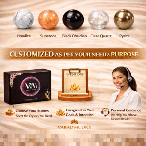 Custom Crystal Bracelet Combo (5 Stones) with Free Selenite Plate