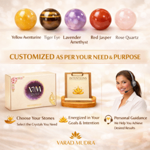 Custom Crystal Bracelet Combo (5 Stones) with Free Selenite Plate