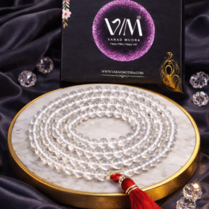 Varad Mudra Divine Energy Sphatik Mala