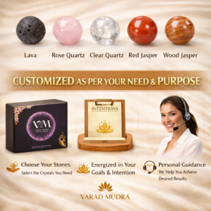 Custom Crystal Bracelet Combo (5 Stones) with Free Selenite Plate