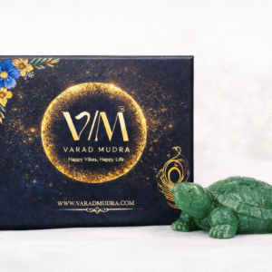 Varad Mudra Green Aventurine Tortoise for Luck