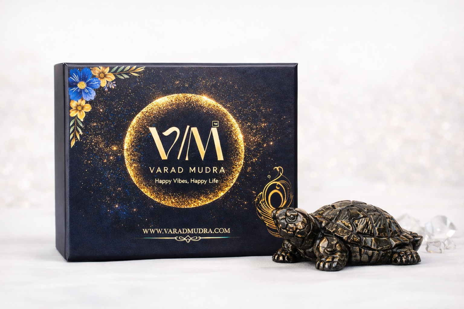 Varad Mudra Pyrite Tortoise for Wealth & Vastu - Image 4