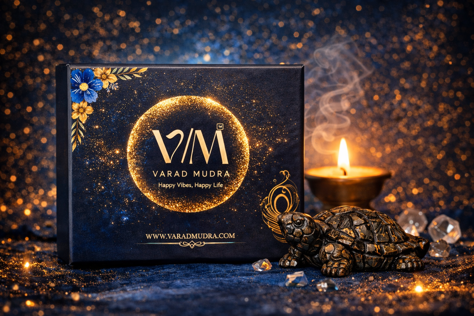 wealth attracting pyrite crystal tortoise