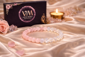 Love and Relationship Bracelet – Rose Quartz & Clear Quartz for Love, Healing & Harmony