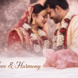 rose quartz tortoise for love