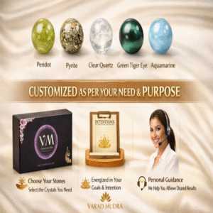 Custom Crystal Bracelet Combo (5 Stones) with Free Selenite Plate