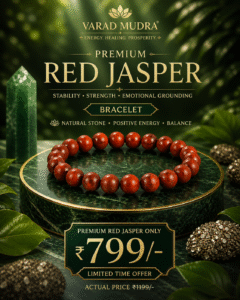 Varad Mudra Red Jasper Bracelet