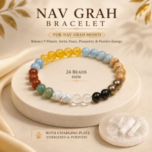 Varad Mudra Nav Grah Bracelet – 9 Planet Crystal Bracelet for Nav Grah Shanti