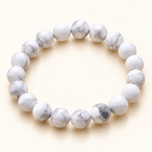 Howlite Bracelet 8mm – Natural Crystal